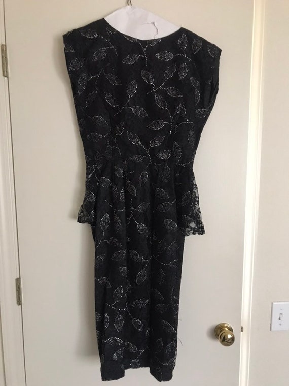 Black Sparkle Cocktail Dress