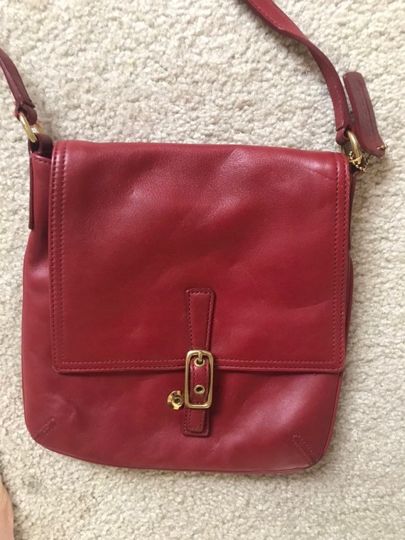 Red Coach Purse