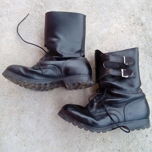 Federal Yugoslav Army 1992-2006 Black Leather Infantry Boots - Etsy