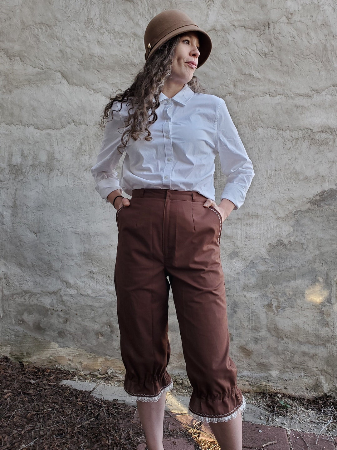 Pantalones Brownbird estilo Capris Etsy España