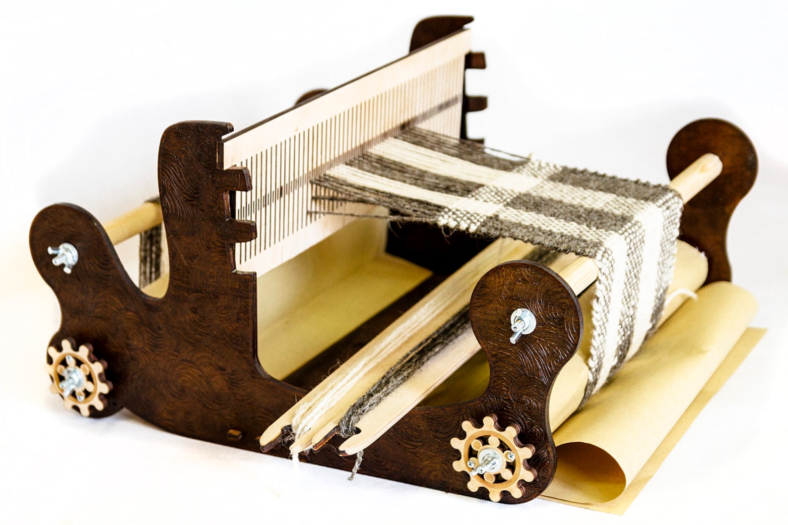Wooden Rigid Heddle Loom with full set of Accesories Billowing Etsy