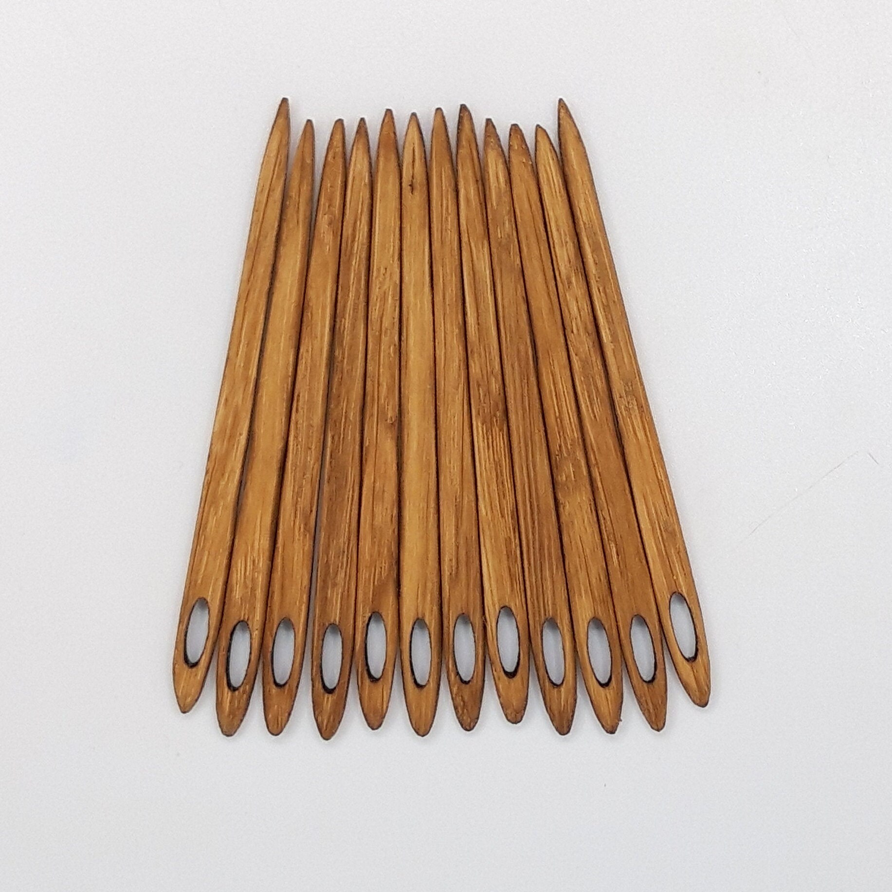 Weaving and Knitting Needle Made in solid oak wood Etsy