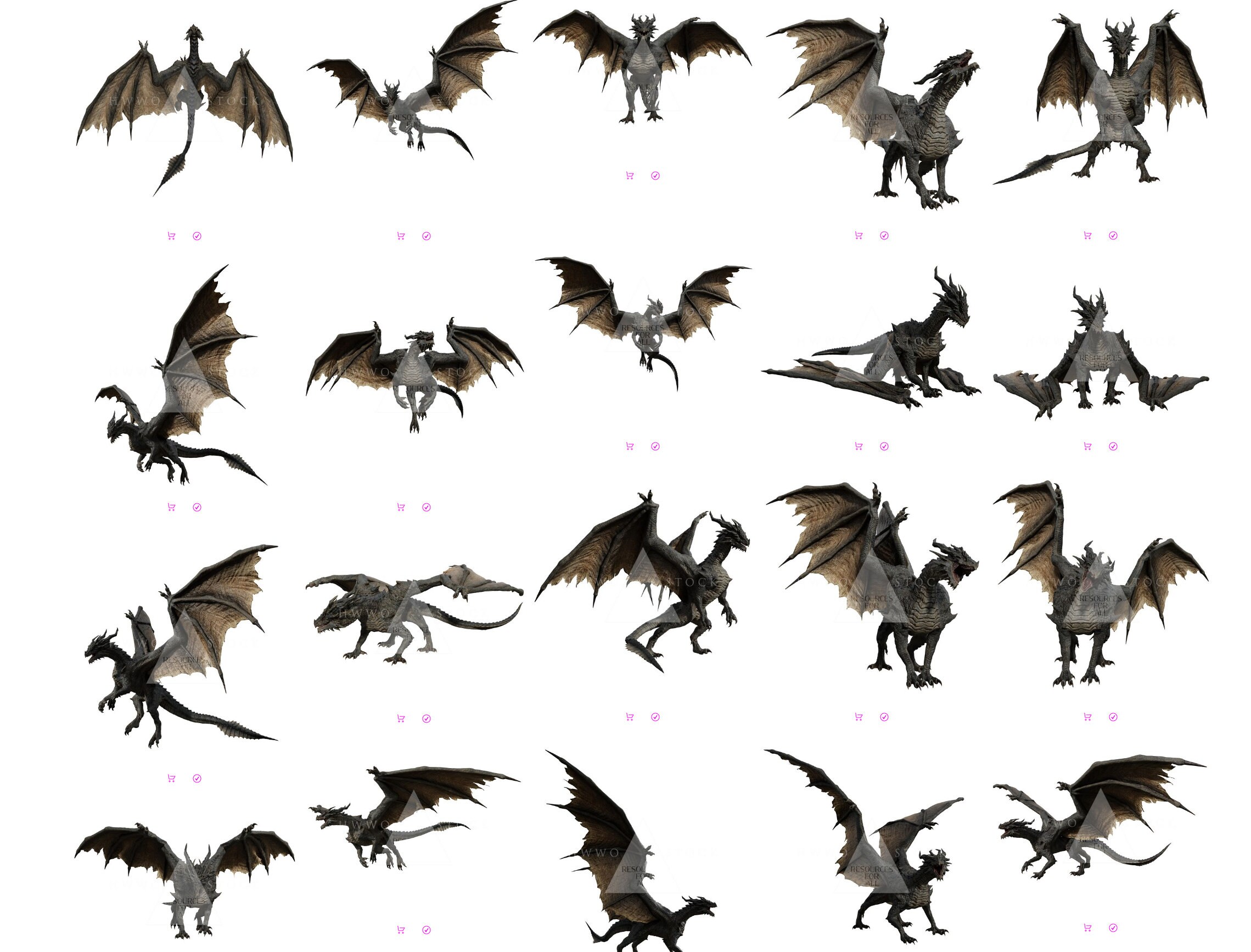 Dragon/majestic/composite/pngs/png/overlay/overlays/creature/fantasy ...