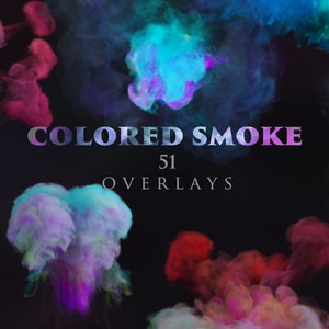 Colored Smoke/Visual Effects/Overlays/Fantasy/Clipart/Overlay/Instant Download/PNG/Photoshop/Composite/Magical/Spells/Explosion/VFX