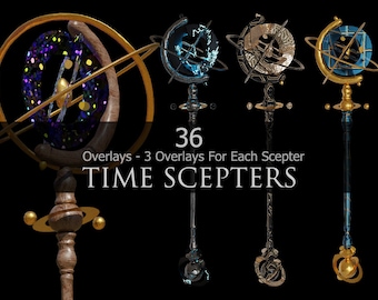 Cetro del Tiempo/IMÁGENES de archivo/Superposiciones/Accesorios de mago/Bastón mágico/Accesorios/Navidad/PNG/Clipart/Photoshop