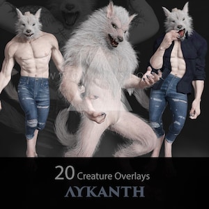 Lycanth/Mostro/Bestia/Creatura fantasy/PNG/Sovrapposizioni/Creatura/fantasy/Natale/Rendering 3D/Photoshop/Inverno/mitologico/Lupo/Lupo mannaro/Immagini