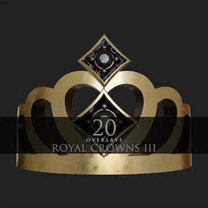 Royal Crowns III/Overlays/Queen/Royal/Fantasy Crown/Accessories/PNG/Luxury/Princess/Photography/Clipart/Composites/3D render/Photoshop