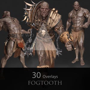 Fogtooth/Orco/Mostro/Bestia/Guerriero/PNG/Sovrapposizione/Sovrapposizioni/Creatura/fantasy/Predatore/rendering 3D/photoshop/fotografia/mitologico/Medievale
