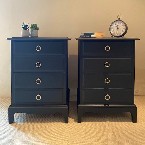 Black Chest Drawers Etsy UK