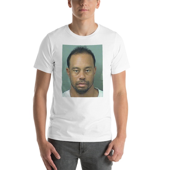 tiger woods mugshot tee