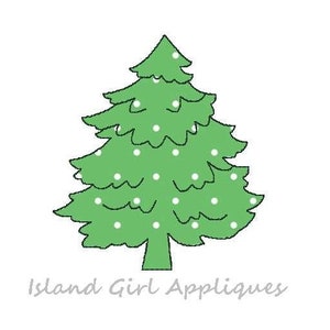 Umriss Weihnachtsbaum Maschine Stickerei Applikation, Bohnenstich Weihnachtsbaum Applikation