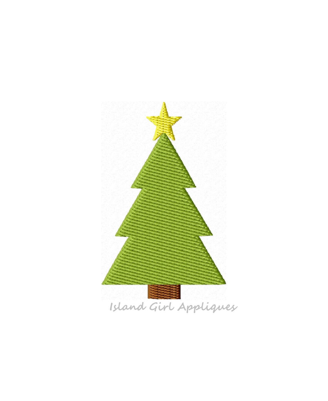 Christmas Tree Mini Embroidery Design Etsy