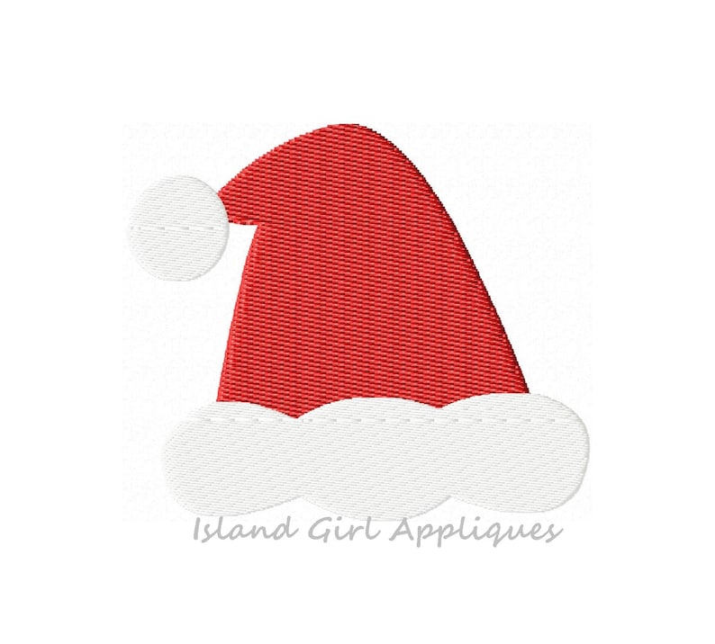Santa hat mini machine embroidery design  etsy Santa hat mini machine embroidery design  etsy