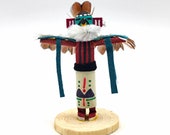 Native American Kachina Doll Eagle Handmade Indian Signed