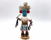 Native American Kachina Doll Road Runner Handmade Indian Artist Signed