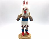 Native American Kachina Doll quot Wolf quot Handmade Signed