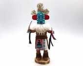 Native American Kachina Doll Road Runner Handmade Indian Artist Signed