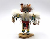 Native American Kachina Doll Eagle Handmade Indian Signed