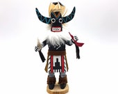 Native American Kachina Doll quot Angry Indian Artist Signed