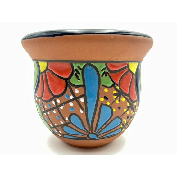 Talavera Strawberry Planter Pot Home Decor Indoor Outdoor Handmade Mexican Pottery Hand Painted
