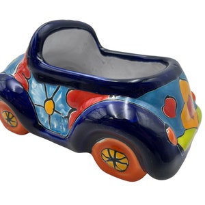 Talavera Car Planter Pot Cute Mexican Pottery Folk Art Home Decor ...