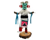 Native American Kachina Doll quot Cactus Stick quot Navajo Indian Artist Signed