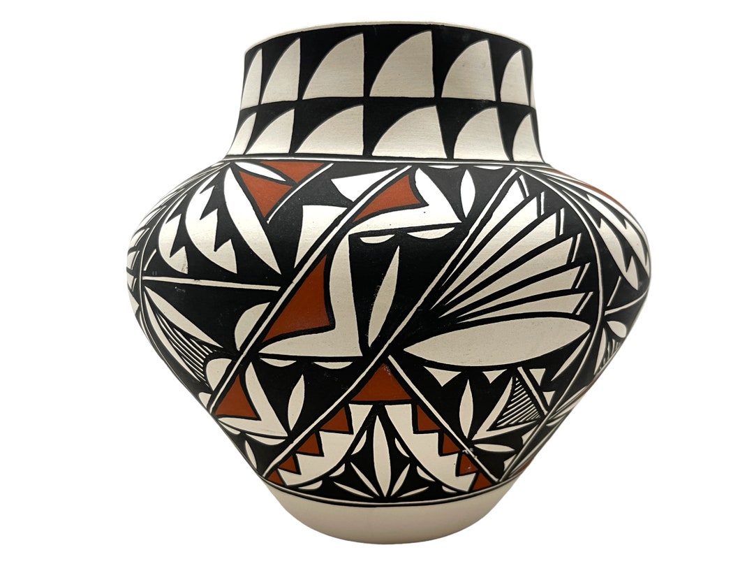 Native American Pottery Handmade Hand Painted Etsy