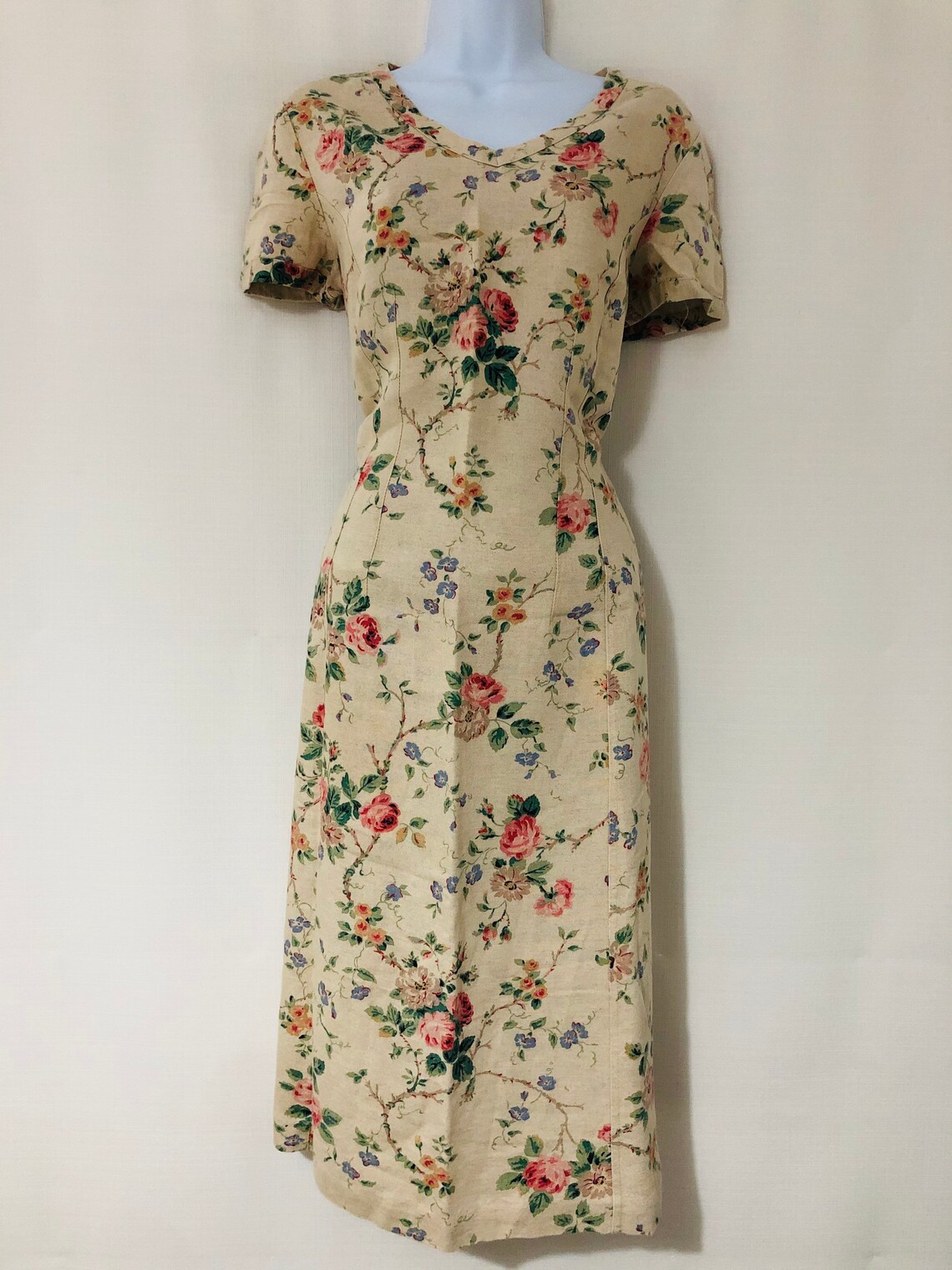 vintage laura ashley floral dress