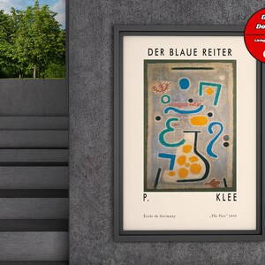 Klee Wand Kunst Ausstellung digitaler Download Plakat Vintage Galerie Druck, Paul Klee Kunst, Paul Klee Plakat, Paul Klee die Vase, Paul Klee Druck