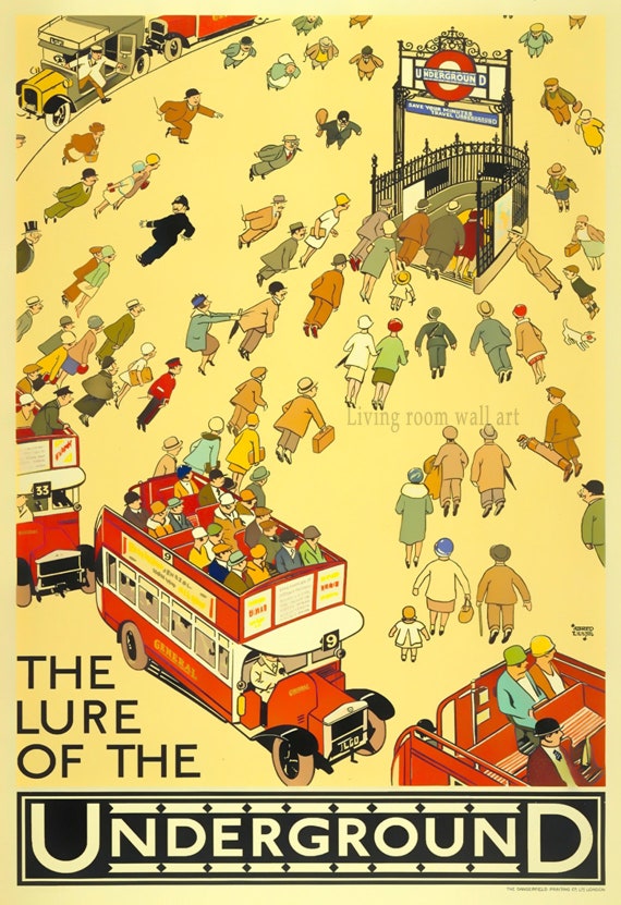 ヴィンテージ ロンドン地下鉄 Lure Of The UNDERGROUND 1920年代 ヴィンテージ ロンドン地下鉄 Lure Of The UNDERGROUND 1920年代