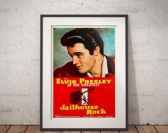 エルヴィス・プレスリー『監獄ロック』ポスター：ヴィンテージの象徴的
