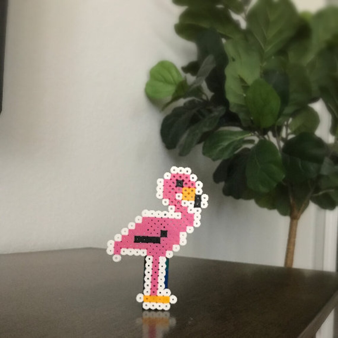 Perler bead flamingo summer perler bead flamingo perler Etsy