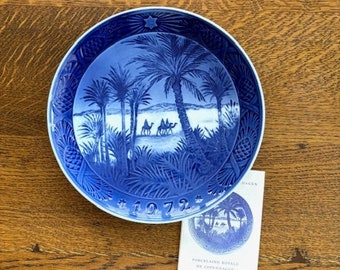 Royal Copenhagen Collectors Plate - 1972 "In the Desert" Christmas Plate - Royal Copenhagen Porcelain Plate, Lot 9