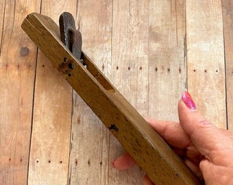 Antique Wood Mold Planer - Wood Carpenter Tool - Antique Tools - Old Tool Collector