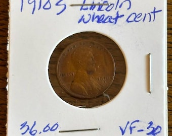 1910-S Lincoln Cent, San Francisco Mint, VF-30 - Coin Collector - Penny Collection, Lot E