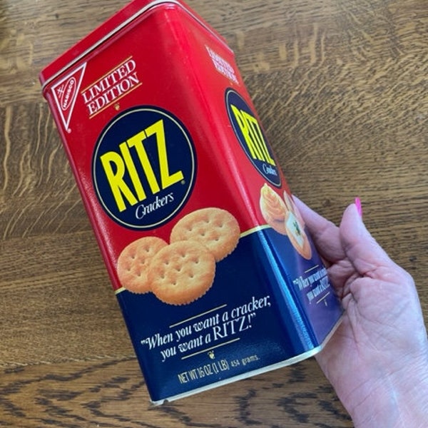Ritz Cracker Tin Etsy