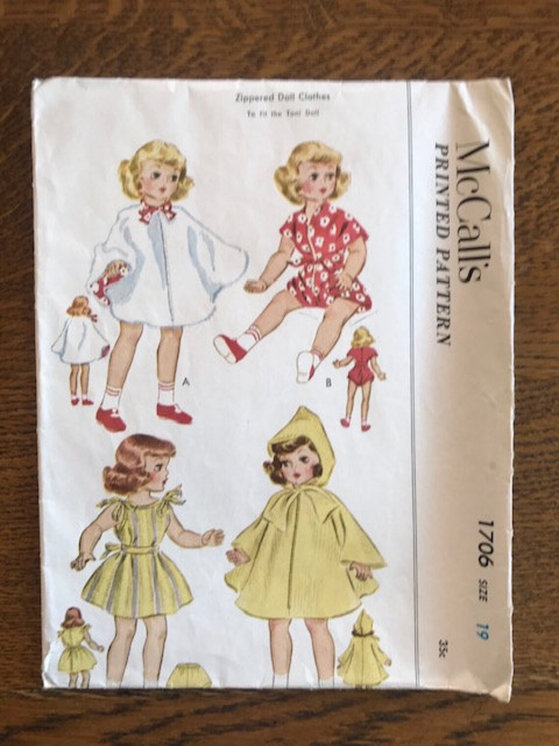 Vintage Doll Sewing Patterns 3 Original Doll Patterns Etsy