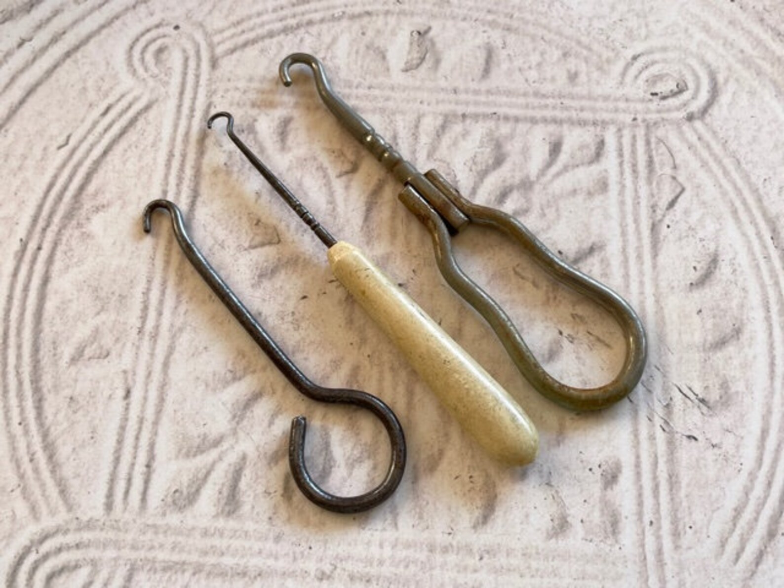 Antique Button Hook Lot Antique Shoe Botton Hooks 3 Etsy