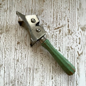 Vintage Knife Sharpener - Wood Handled Knife Sharpener - Vintage Kitchen Tools -  Vintage Kitchen Decor
