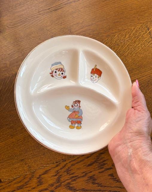 Raggedy Ann and Andy Plate - Etsy