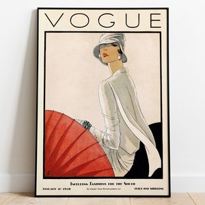 Vogue Poster, Vogue Cover Print, Vintage Vogue Magazine, Retro Magazine Cover Poster, Fashion Poster, Vogue Wall Art, Fashion Wall Decor