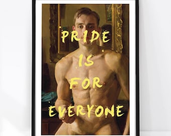 Pôster Gay, Arte do Orgulho, Arte Gay, Impressão Queer, Presente Gay, Pôster Retrô, Mês do Orgulho, Impressão de Arte Alterada, LGBTQ+, Pôster da Diversidade, Arte de Parede Gay