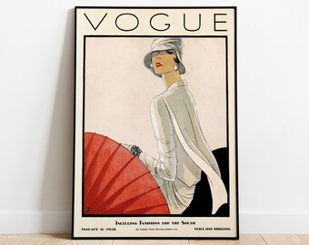 アート・デザイン・音楽 VOGUE COVERS 1900-1970 P (A Poster Book) VOGUE Fashion Magazine Cover-1900-1970 Reproduction Poster