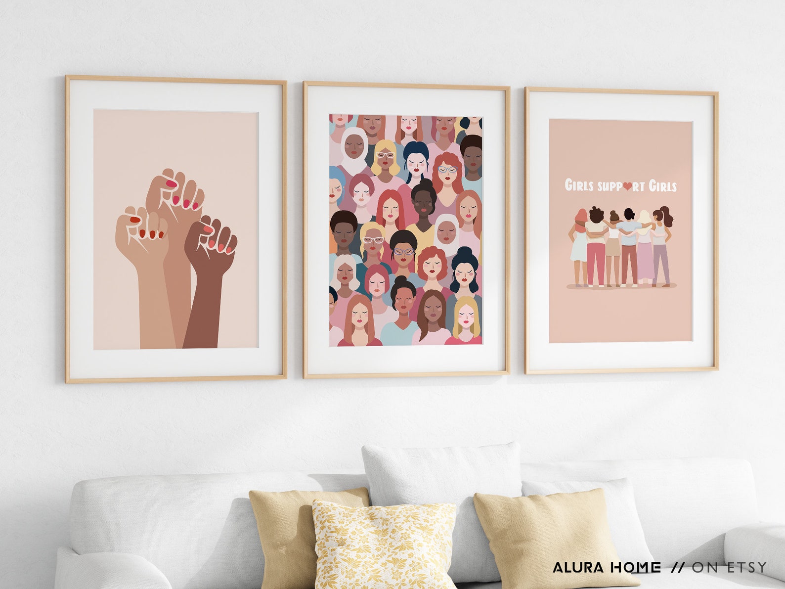 Set Feminist Prints Feminist Nursery Art Feminist Wall Art Etsy