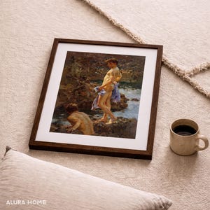 Classical Gay Painting, Gay Poster, Pride Print, Queer Art, Gay Wall Art, LGBTQ Art, Vintage Poster, Gay Gift, Fine Art Print, Gay Man Art image 3