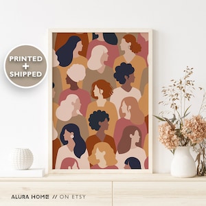 Feminist Print, Strong Female Art, Feminist Wall Art, Women Print, Girl Power Poster, Empowerment Women, Women Illustration, Feminism Art