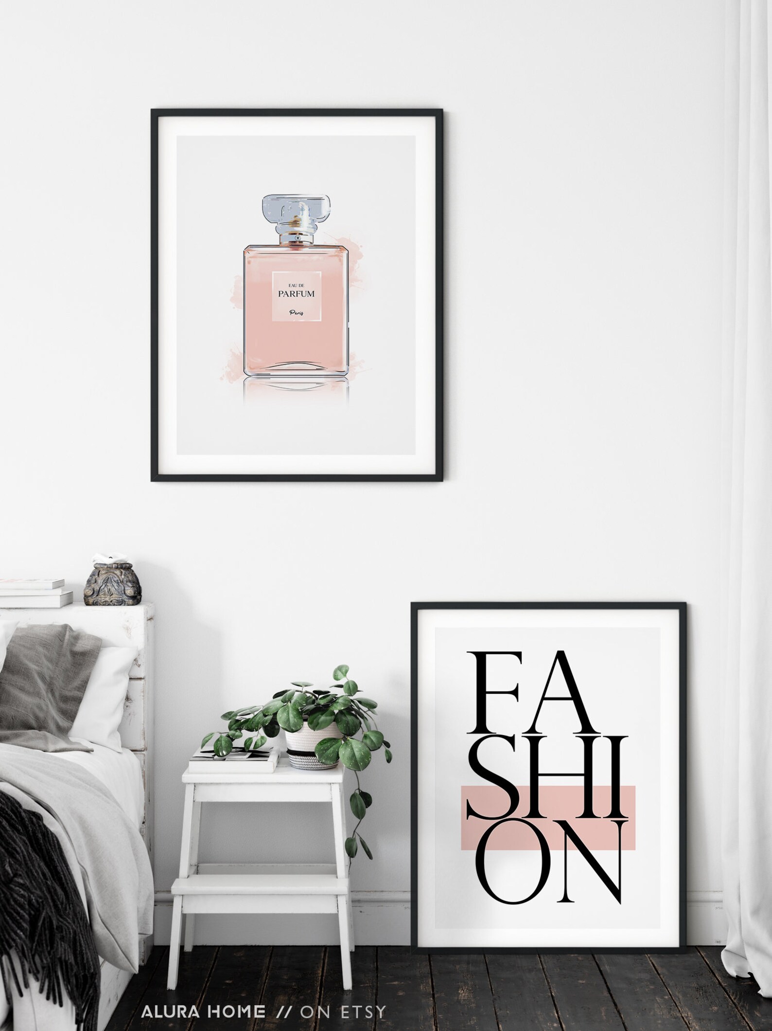 Set Fashion Prints Fashion Wall Art Dressing Room Prints Etsy