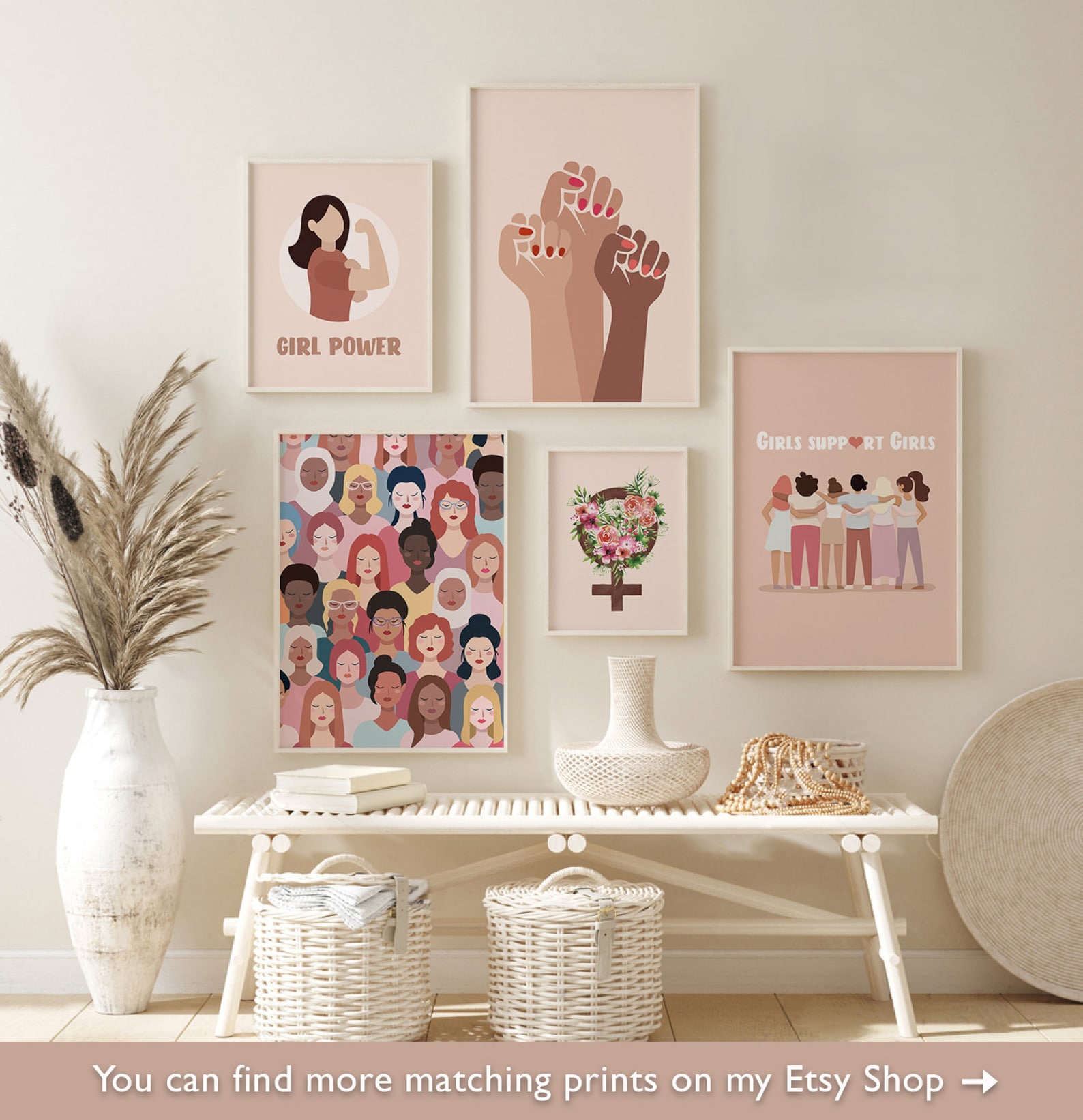 Set Feminist Prints Feminist Nursery Art Feminist Wall Art Etsy