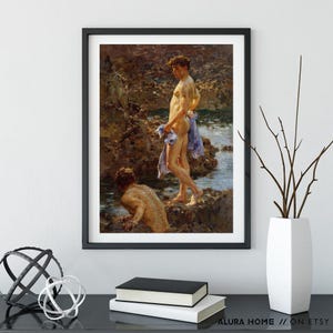 Classical Gay Painting, Gay Poster, Pride Print, Queer Art, Gay Wall Art, LGBTQ Art, Vintage Poster, Gay Gift, Fine Art Print, Gay Man Art image 8