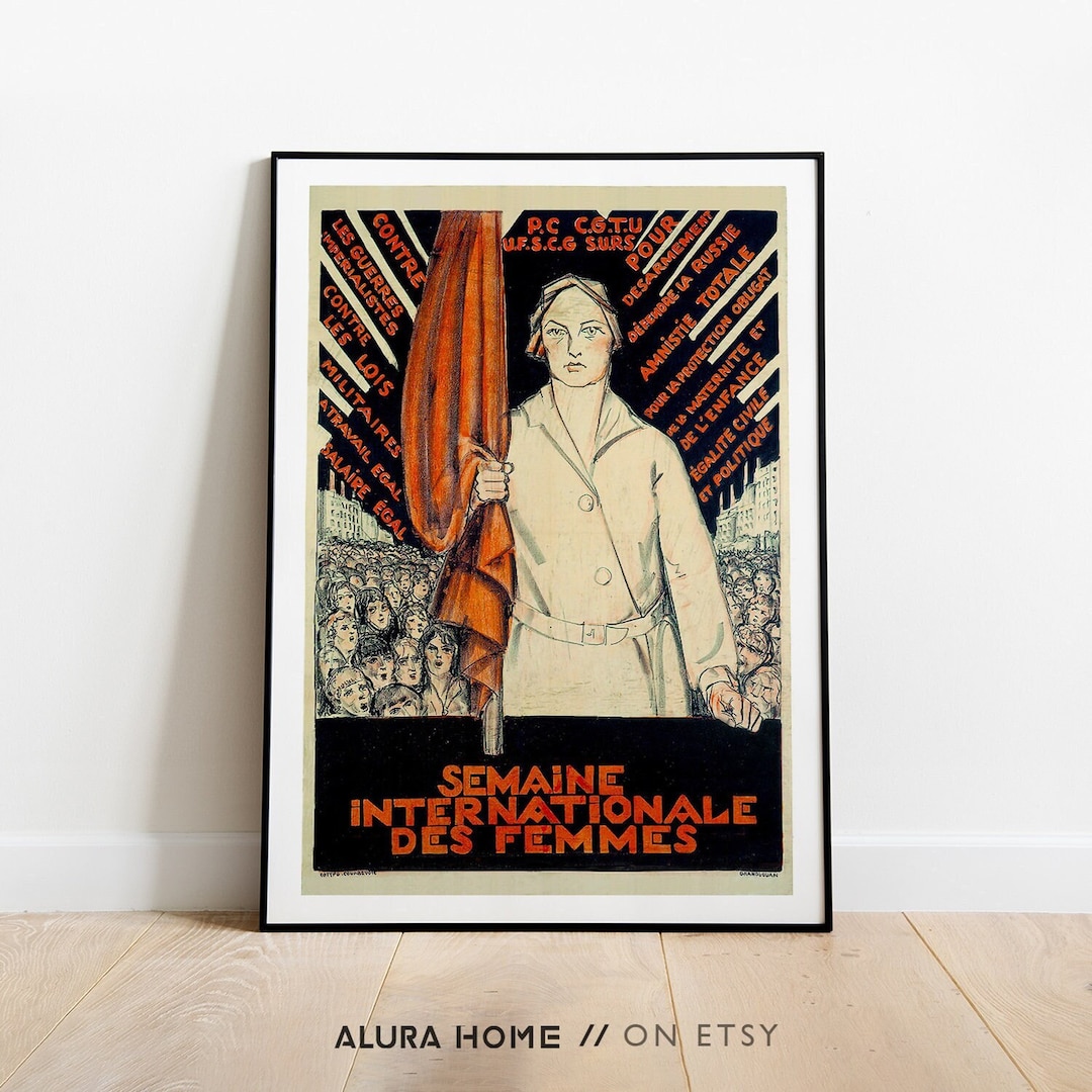 Feminist Poster, Vintage Poster, Feminist Wall Art, Retro Poster ...